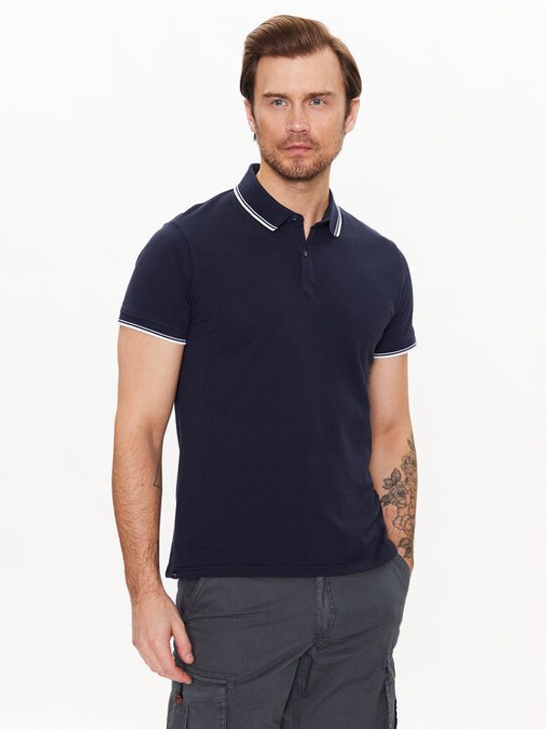 Regatta Regatta Тениска с яка и копчета Tadeo RMT248 Тъмносин Regular Fit