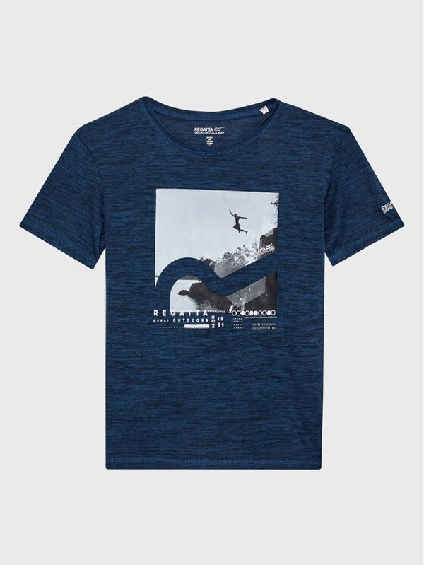 Regatta Regatta Тишърт Alvarado VII RKT143 Тъмносин Regular Fit