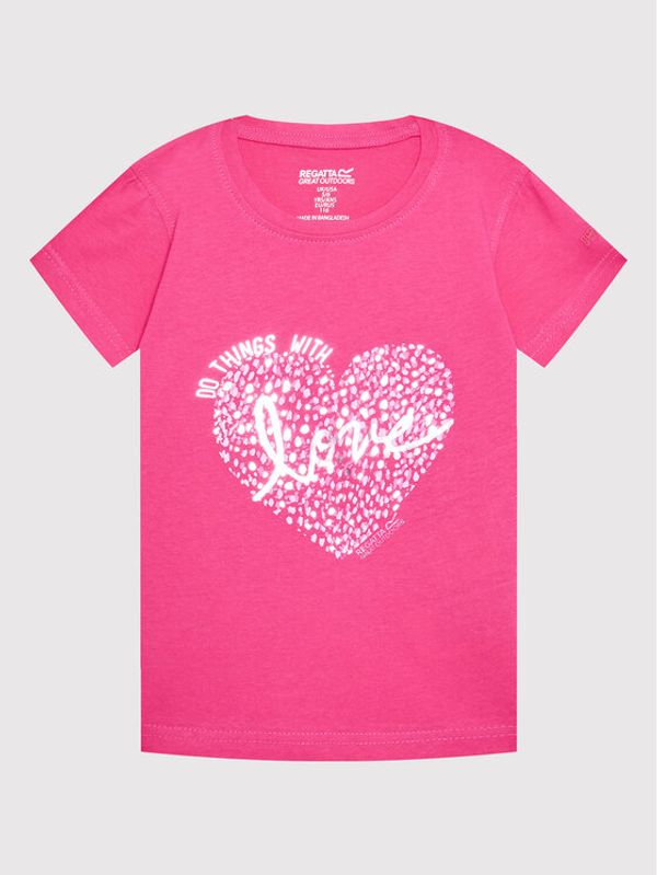 Regatta Regatta Тишърт Bosley RKT131 Розов Regular Fit