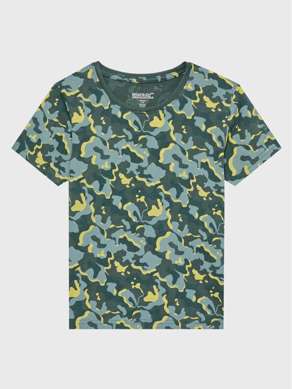 Regatta Regatta Тишърт Bosley VI RKT149 Зелен Regular Fit