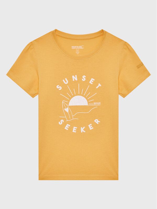 Regatta Regatta Тишърт Bosley VI RKT149 Жълт Regular Fit