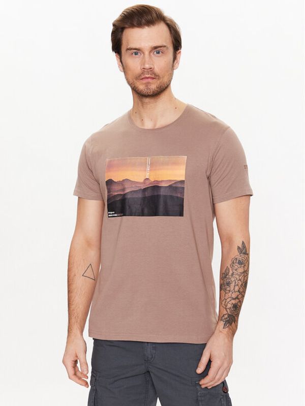 Regatta Regatta Тишърт Cline VII RMT263 Кафяв Regular Fit