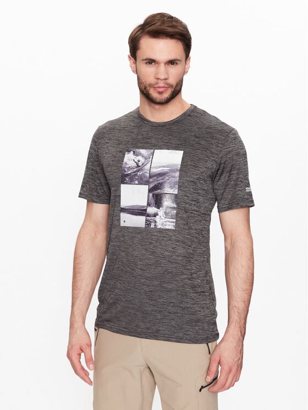 Regatta Regatta Тишърт Fingal VII RMT272 Сив Regular Fit
