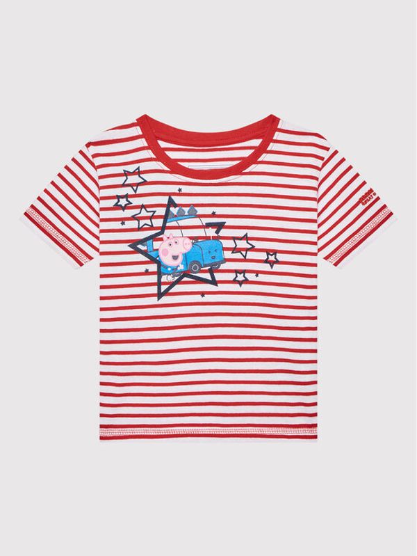 Regatta Regatta Тишърт Peppa Stripe RKT139 Червен Regular Fit