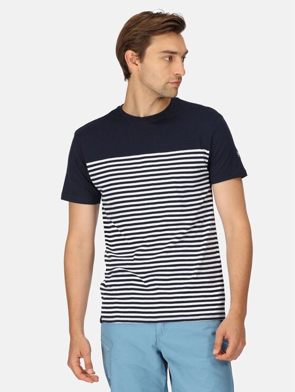 Regatta Regatta Тишърт Shorebay RMT266 Тъмносин Regular Fit