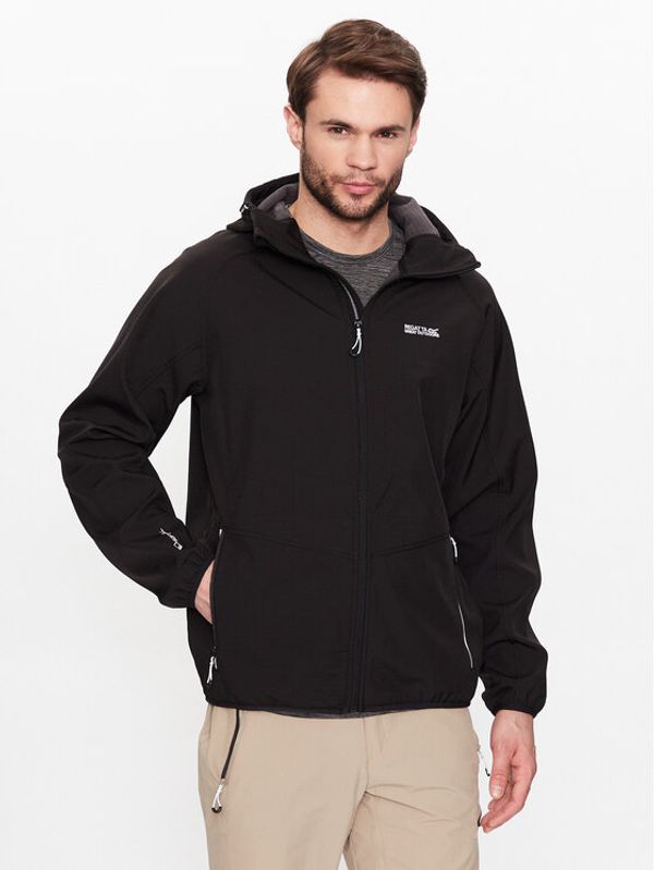 Regatta Regatta Яке softshell Arec III RML218 Черен Regular Fit