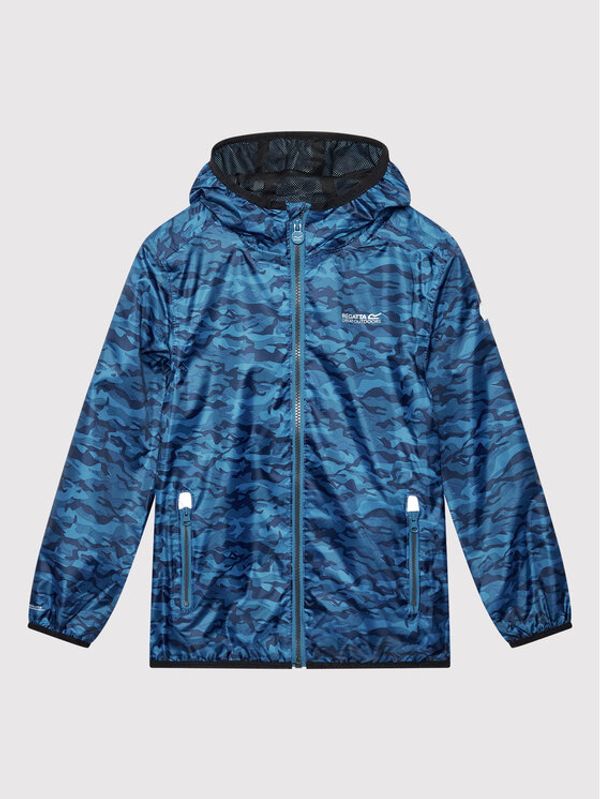 Regatta Regatta Яке за дъжд Printed Lever RKW176 Син Regular Fit