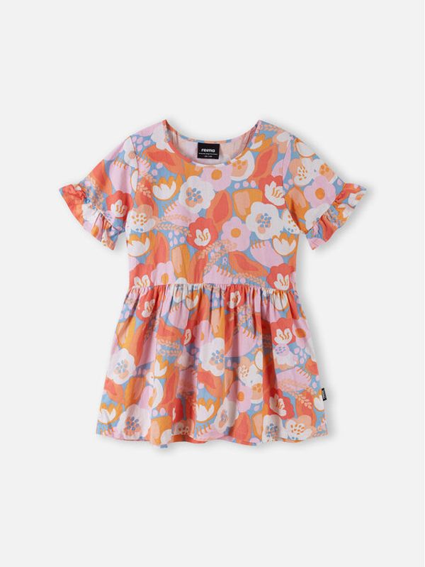 Reima Reima Ежедневна рокля Mekkonen 5200165B Оранжев Regular Fit
