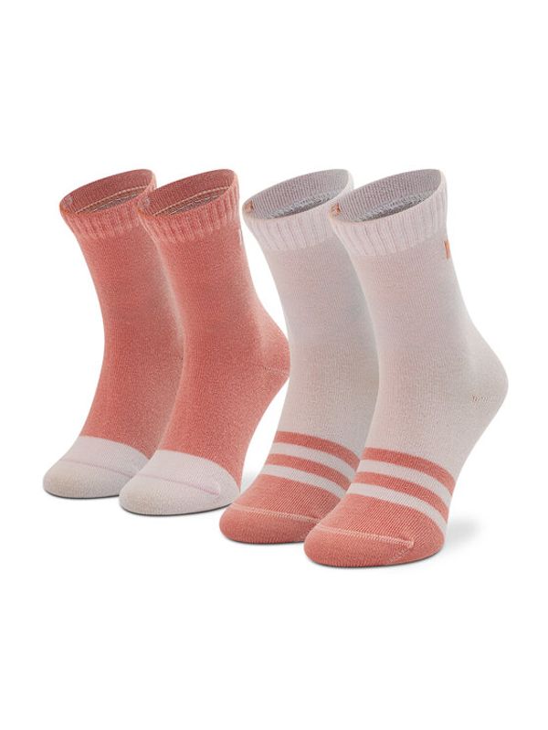 Reima Reima Комплект 2 чифта дълги чорапи детски Jalkaan 527375 Розов