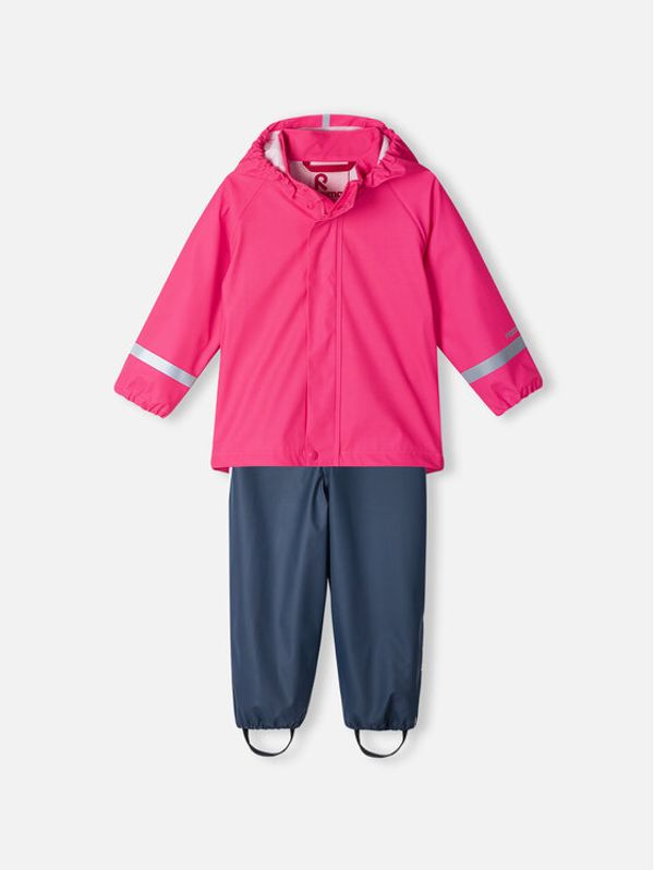 Reima Reima Комплект за дъжд Tihku 5100021A Розов Regular Fit
