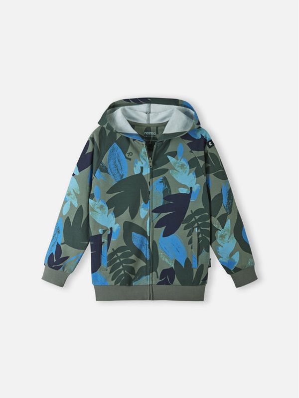 Reima Reima Суитшърт Varmistus 5200173A Зелен Regular Fit