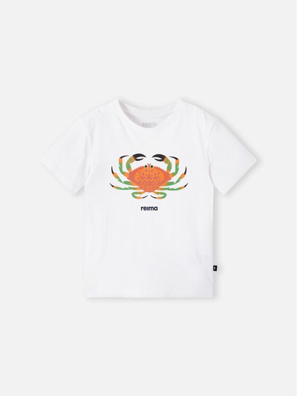 Reima Reima Тишърт Ajatus 5200217A Бял Regular Fit