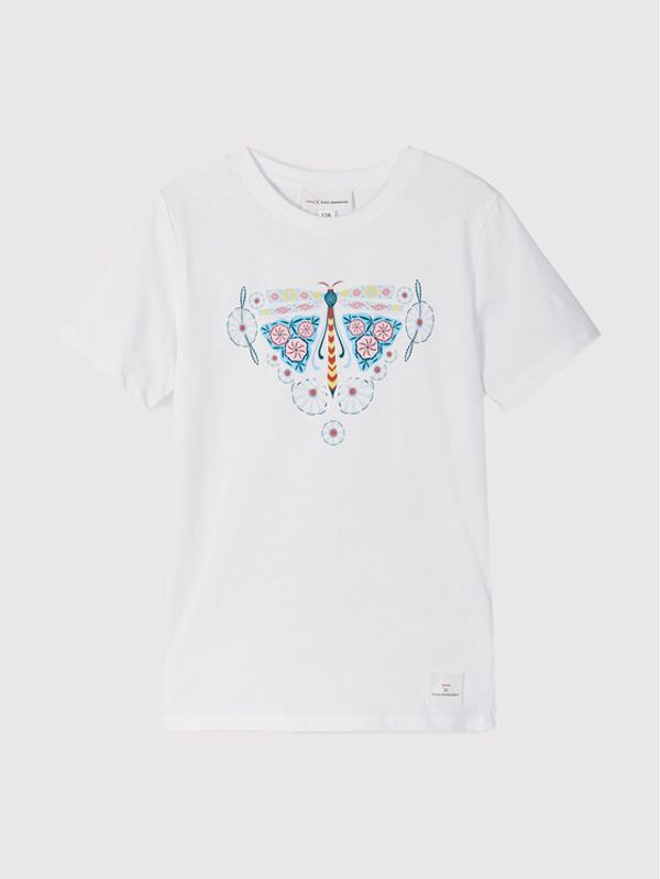 Reima Reima Тишърт KLAUS HAAPANIEMI Timjami 536737 Бял Regular Fit