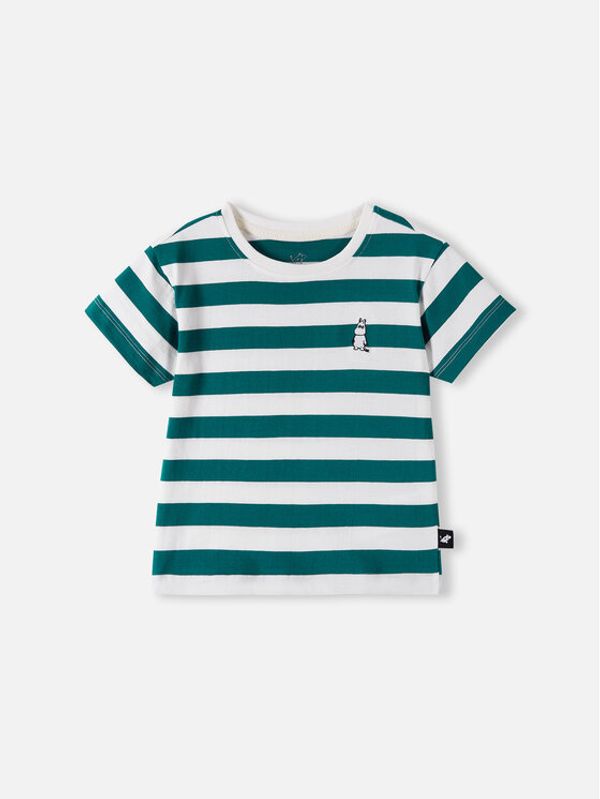 Reima Reima Тишърт Moomin Tussilango 5200202B Зелен Regular Fit