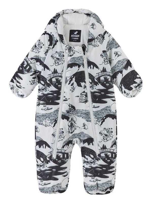 Reima Reima Зимен детски гащеризон Moomin Knytte 5100079B Черен Regular Fit