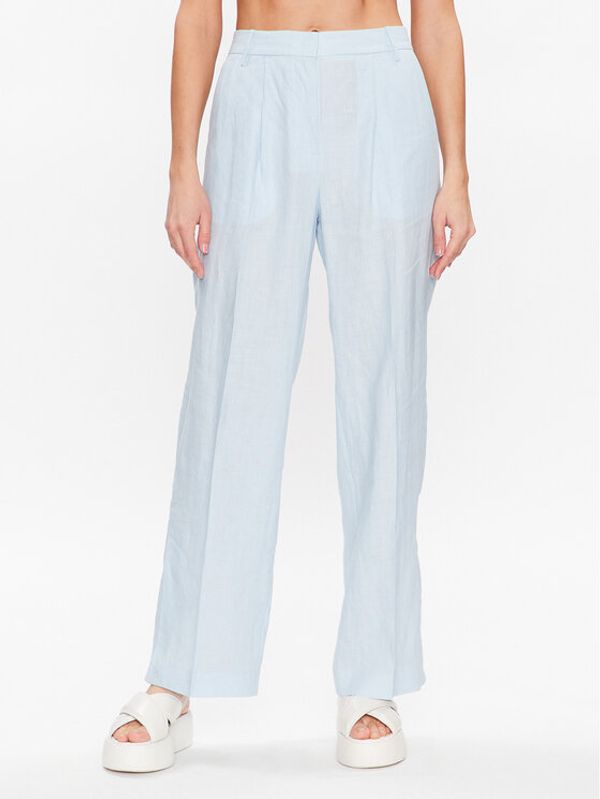 Remain Remain Блейзър Linen Slit 500157190 Син Relaxed Fit