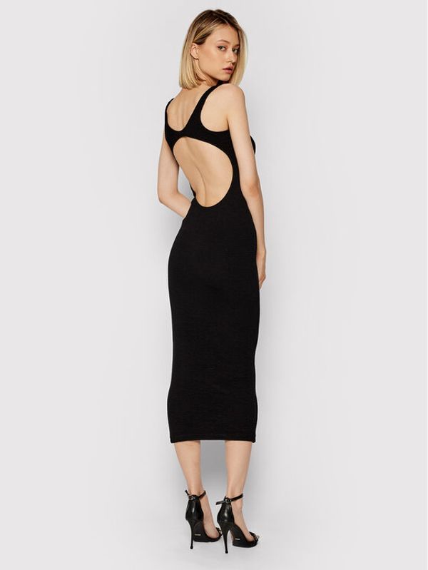 Remain Remain Ежедневна рокля Elvirah RM483 Черен Slim Fit