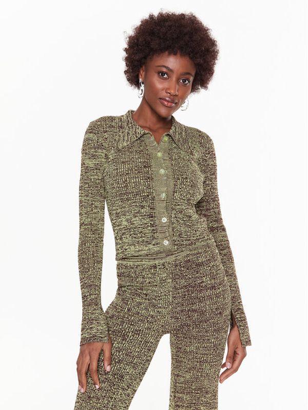 Remain Remain Кардиган Firm Rib Fitted RM2100 Зелен Regular Fit