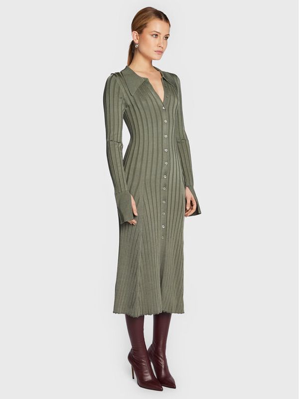 Remain Remain Плетена рокля Lamire Knit RM1644 Зелен Regular Fit