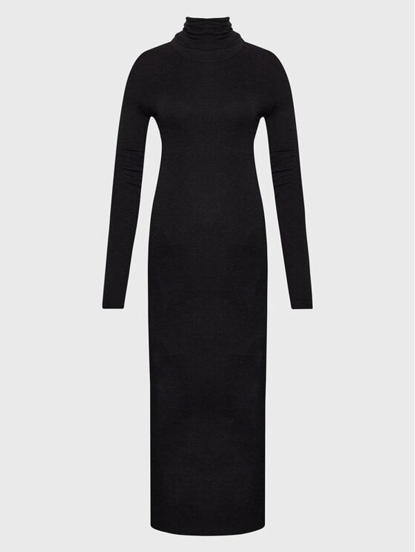 Remain Remain Плетена рокля Marlena RM2005 Черен Slim Fit