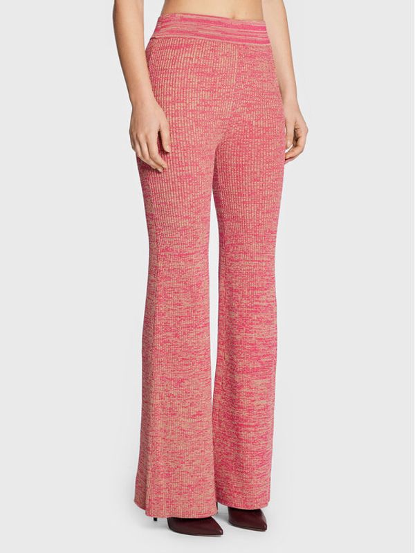 Remain Remain Плетени панталони Soleima Knit RM1678 Розов Slim Fit