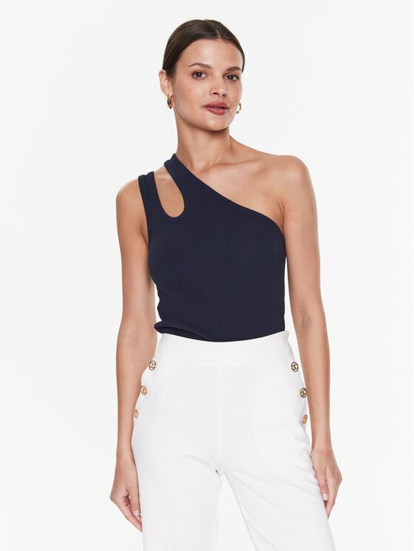 Remain Remain топ Ribbed Jersey RM2215 Тъмносин Slim Fit