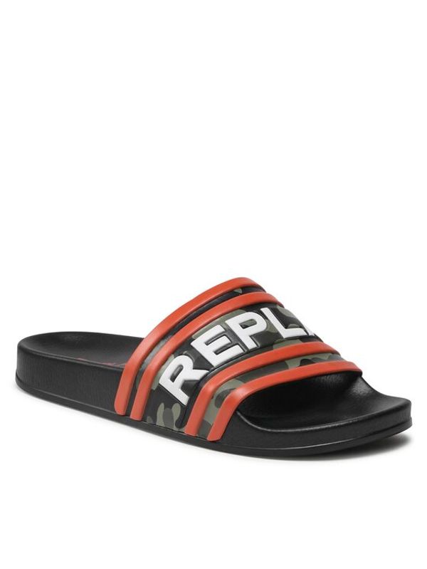 Replay Replay Чехли Up Stripe GMF1A .000.C0039S Зелен