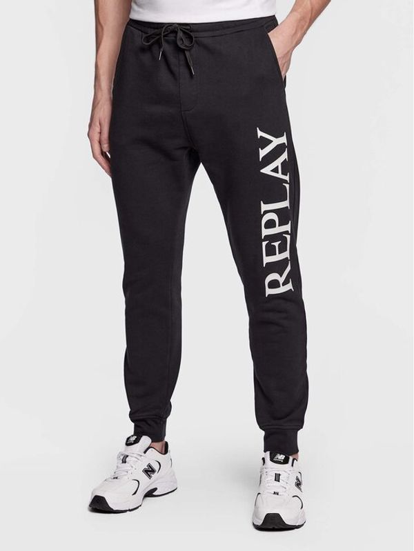 Replay Replay Долнище анцуг M9941.000.22890P Черен Regular Fit