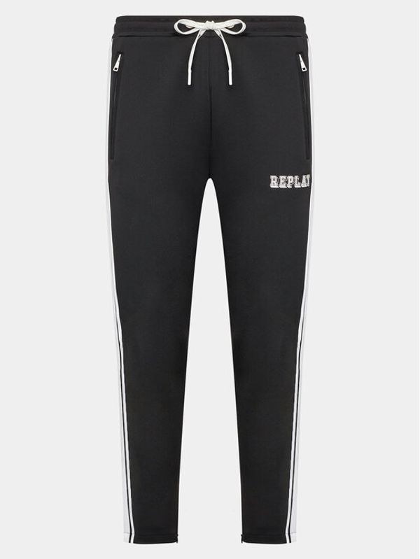 Replay Replay Долнище анцуг M9964.000.23590 Черен Regular Fit
