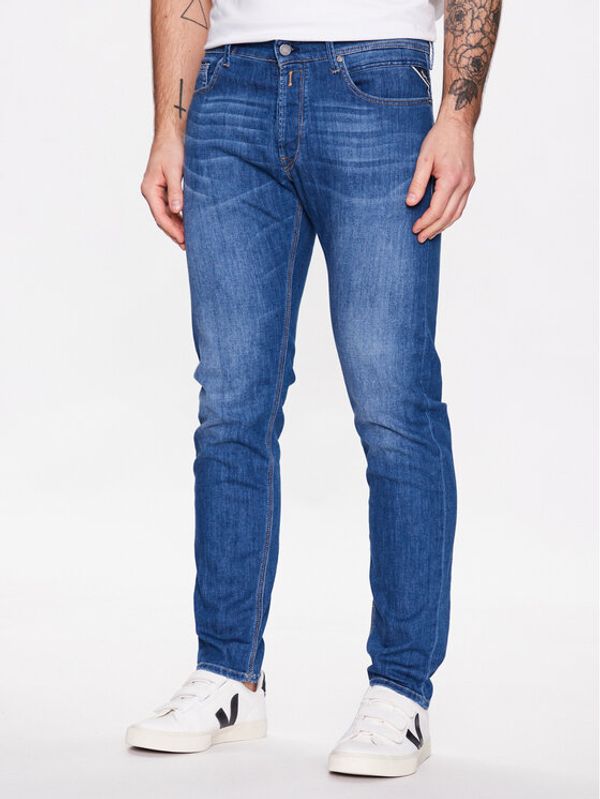 Replay Replay Дънки M1008J.000.591 Син Regular Fit
