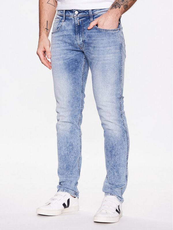 Replay Replay Дънки M914Y.000.573 Син Slim Fit