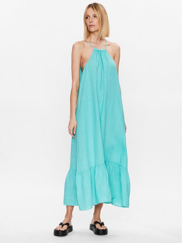 Replay Replay Лятна рокля W9004.000.84614G Син Regular Fit