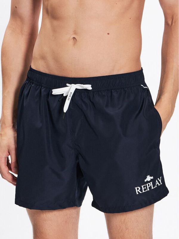 Replay Replay Плувни шорти LM1118.000.82972 Тъмносин Regular Fit