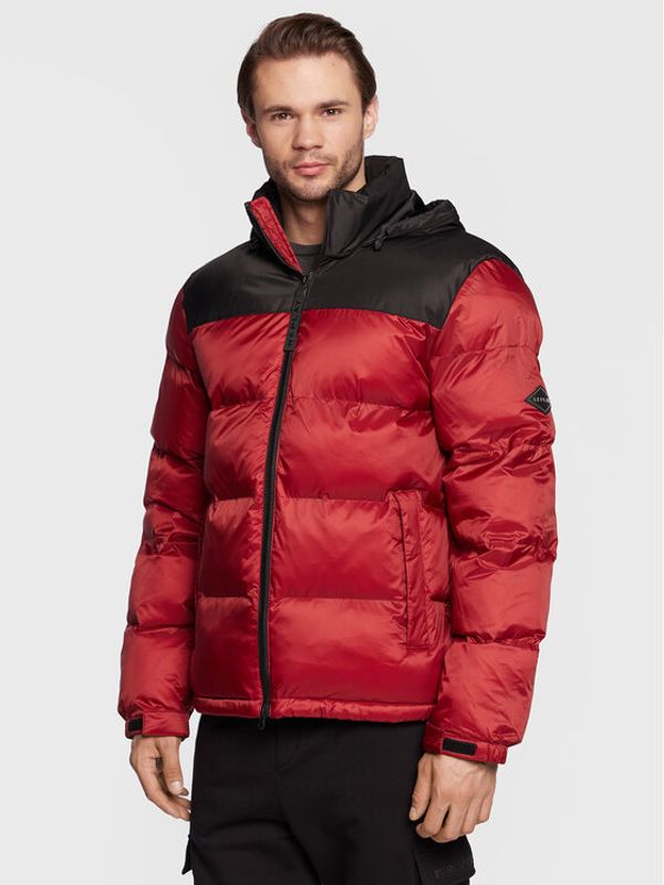 Replay Replay Пухено яке M8283.000.84460 Бордо Regular Fit