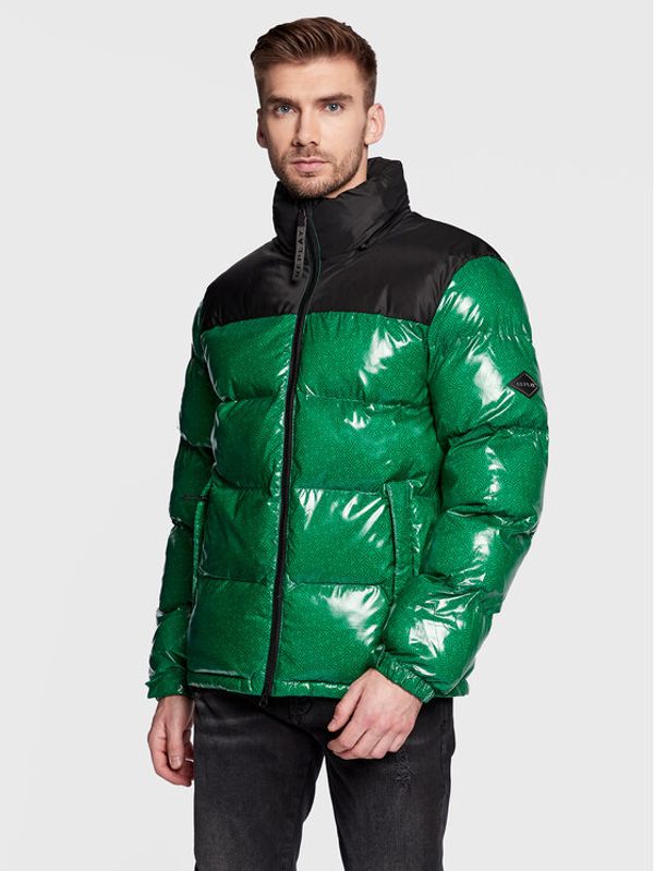 Replay Replay Пухено яке M8283A.000.73728 Зелен Regular Fit