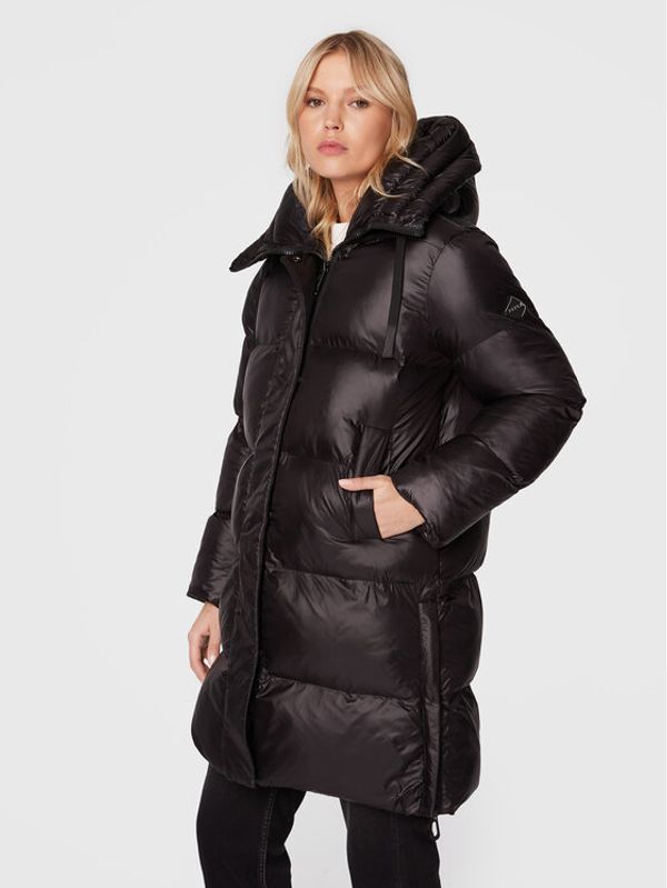 Replay Replay Пухено яке W7664A.000.84198 Черен Regular Fit