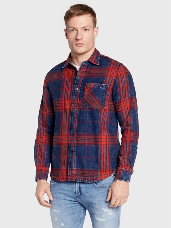 Replay Replay Риза M4095.000.52546 Оранжев Regular Fit
