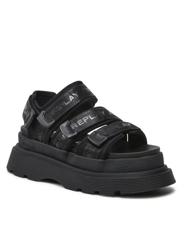 Replay Replay Сандали Artic Sun GWL77.000.C0005T Черен
