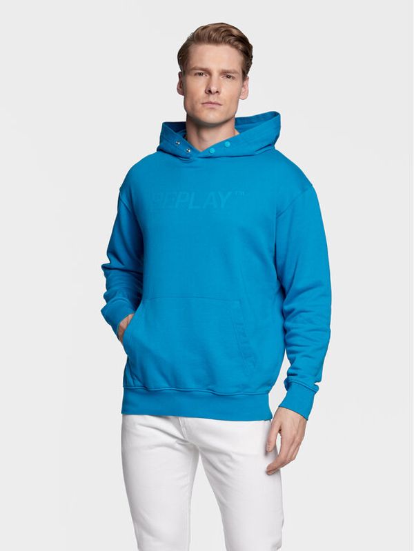 Replay Replay Суитшърт M6265A.000.23358P Син Regular Fit