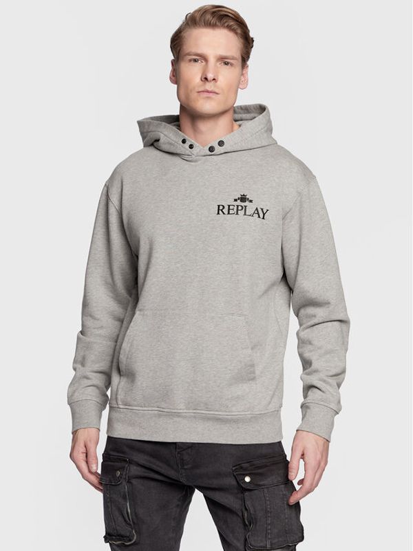 Replay Replay Суитшърт M6531.000.22890P Сив Regular Fit