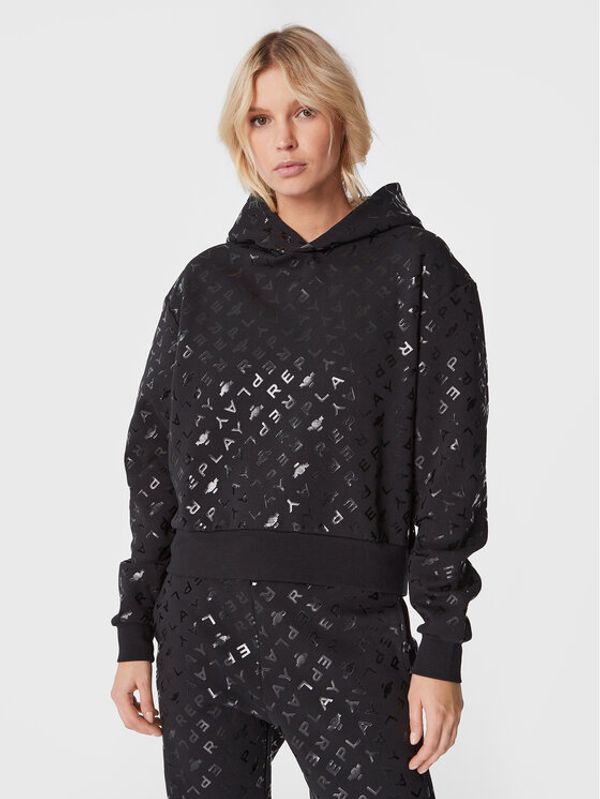 Replay Replay Суитшърт W3711.000.73773 Черен Regular Fit