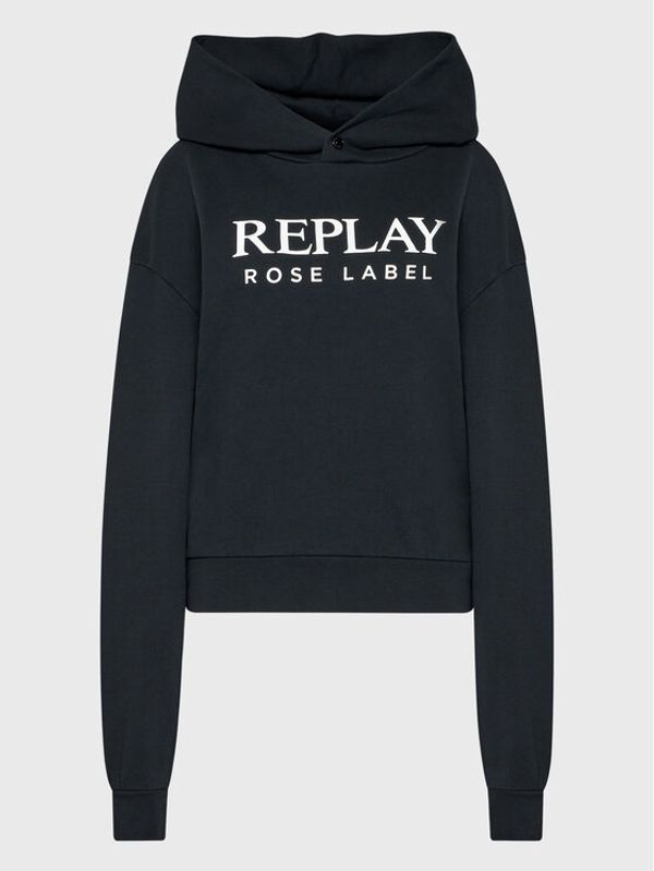 Replay Replay Суитшърт W3711C.000.23358P Черен Regular Fit