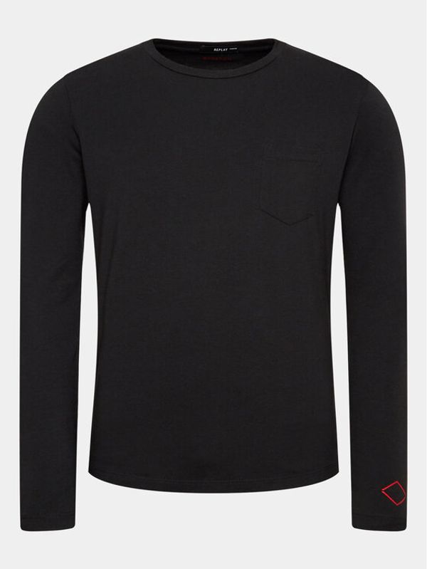 Replay Replay Тениска с дълъг ръкав M6653.000.23352P Черен Regular Fit