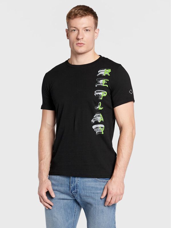 Replay Replay Тишърт M6337.000.2660 Черен Regular Fit