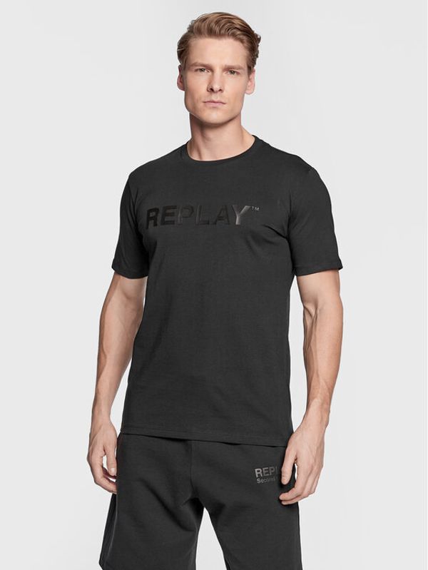 Replay Replay Тишърт M6462.000.23188P Черен Regular Fit