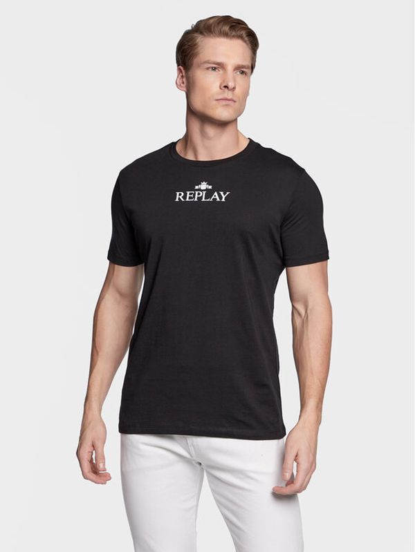 Replay Replay Тишърт M6473.000.22980P Черен Regular Fit