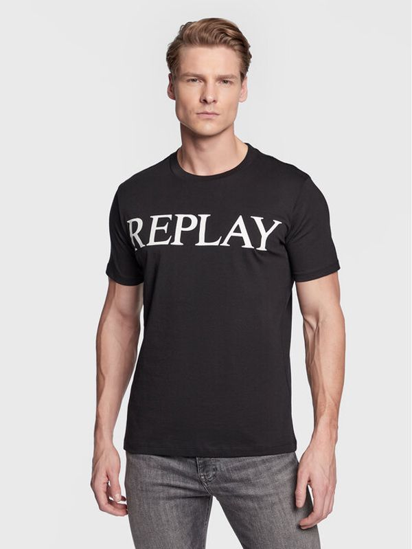 Replay Replay Тишърт M6475.000.22980P Черен Regular Fit