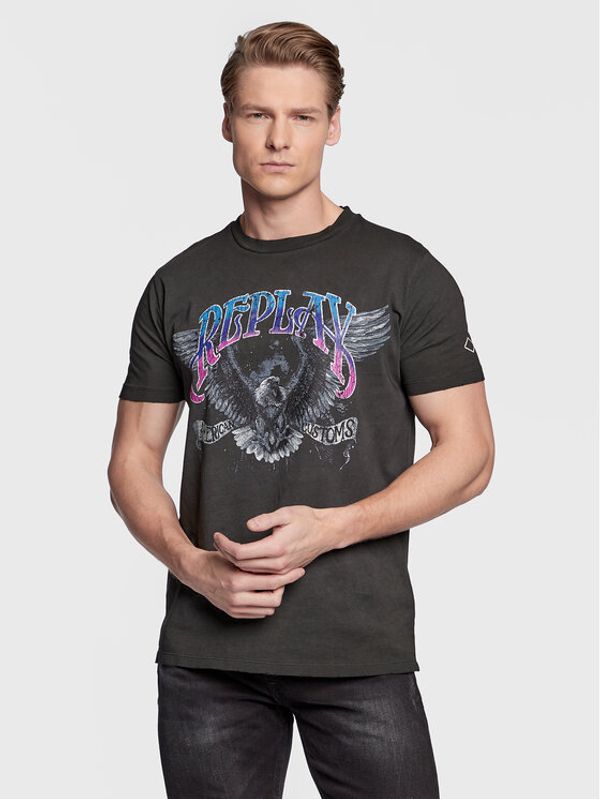 Replay Replay Тишърт M6534.000.22658F Сив Regular Fit