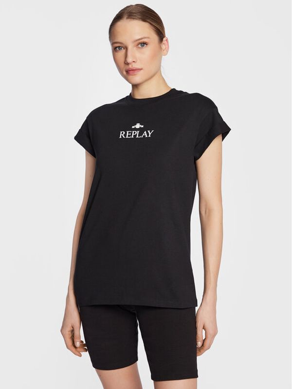 Replay Replay Тишърт W3588H.000.23188P Черен Regular Fit