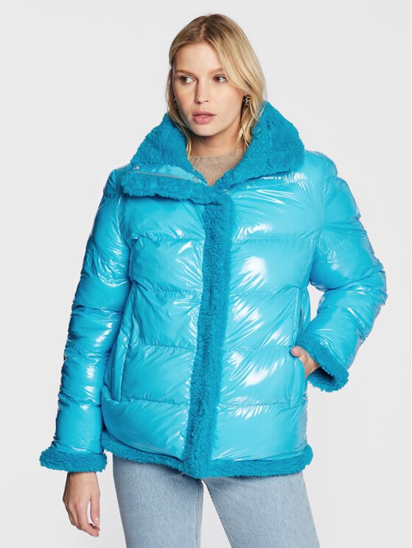 Replay Replay Зимно яке W7737.000.10304 Син Regular Fit